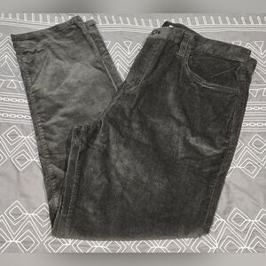 Prana Men's Campfire Cord Pants In Dark Green Size 38x30